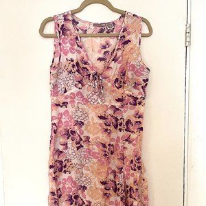 Vintage Y2K Floral Asymmetrical Sundress